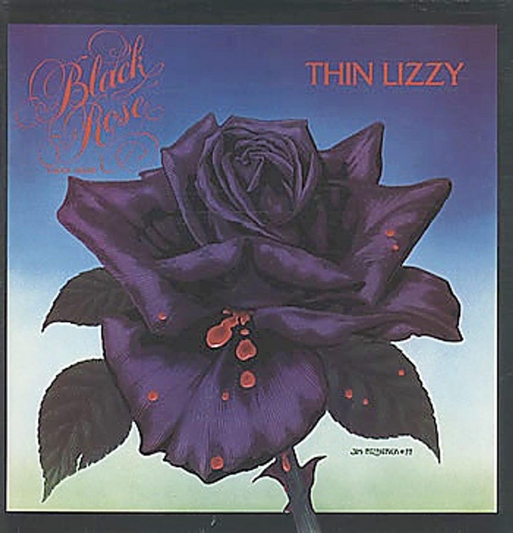 Thin Lizzy Black Rose + Inner UK vinyl LP album (LP record) 9102032