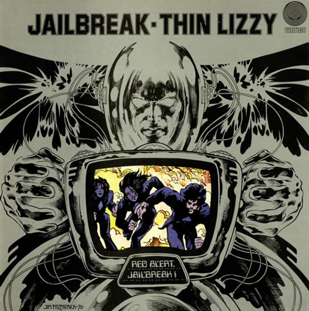 Thin Lizzy Jailbreak UK vinyl LP album (LP record) PRICE50