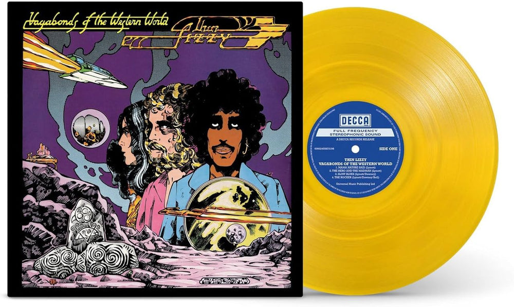 Thin Lizzy Vagabonds Of The Western World - Yellow Vinyl - Sealed UK vinyl LP album (LP record) THILPVA827678