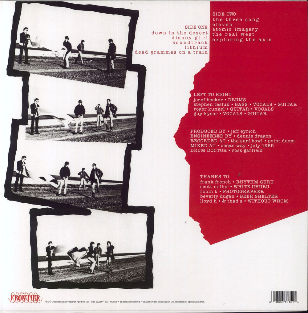 Thin White Rope Exploring The Axis: Remastered - Red Vinyl US vinyl LP album (LP record) 018663101514