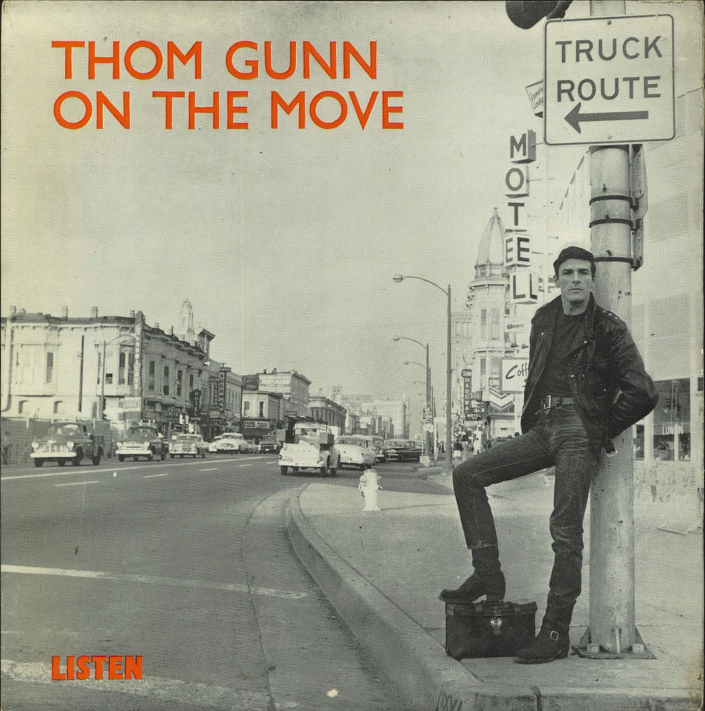 Thom Gunn Reading On The Move UK Promo vinyl LP album (LP record) LPV4