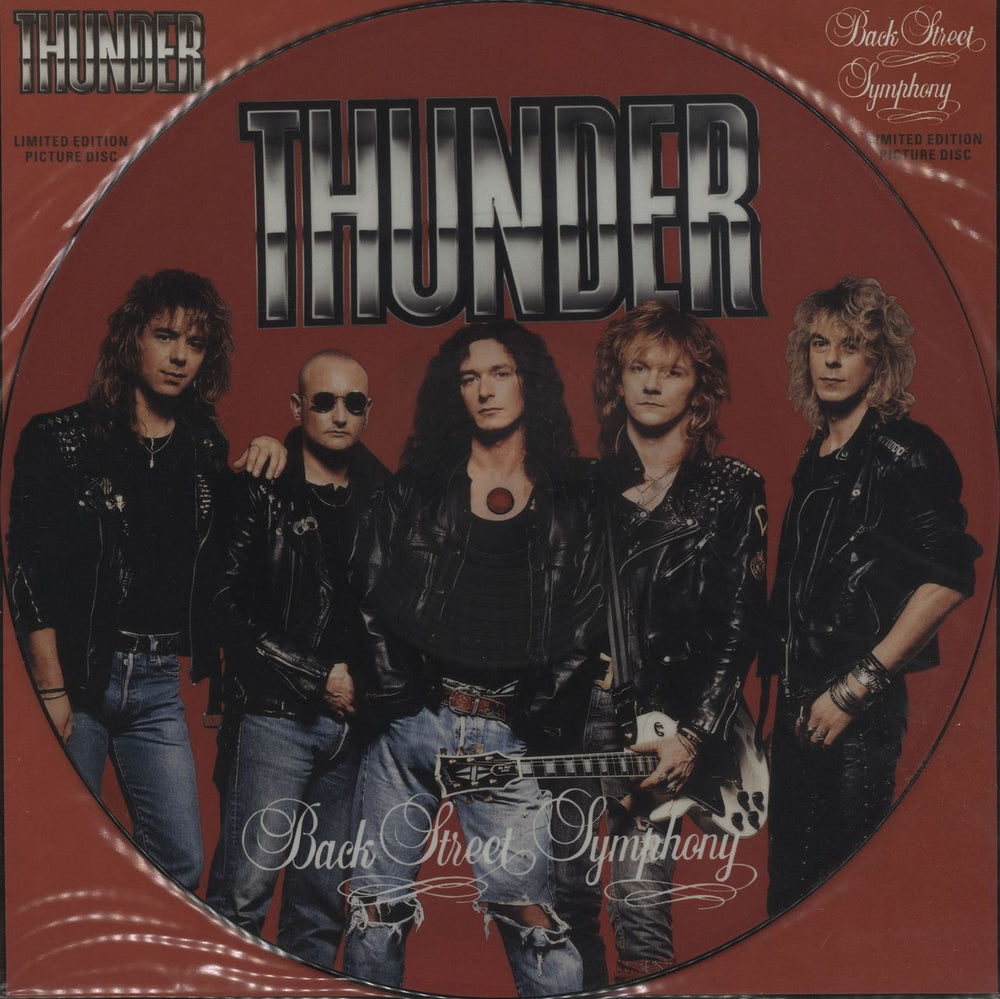 Thunder Backstreet Symphony UK 12" vinyl picture disc (12 inch picture record) 12EMPD137