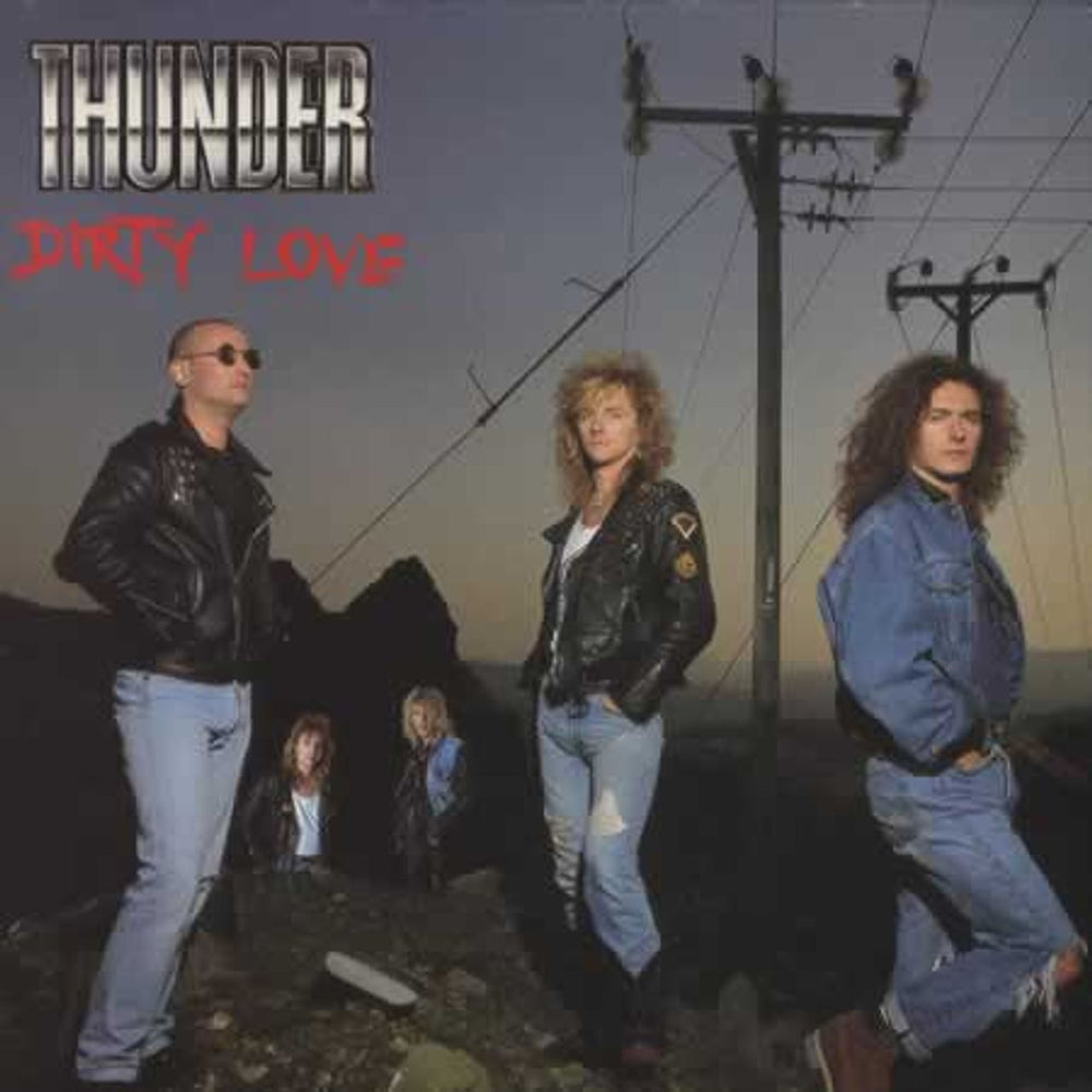 Thunder Dirty Love UK 7" vinyl single (7 inch record / 45) EMG126