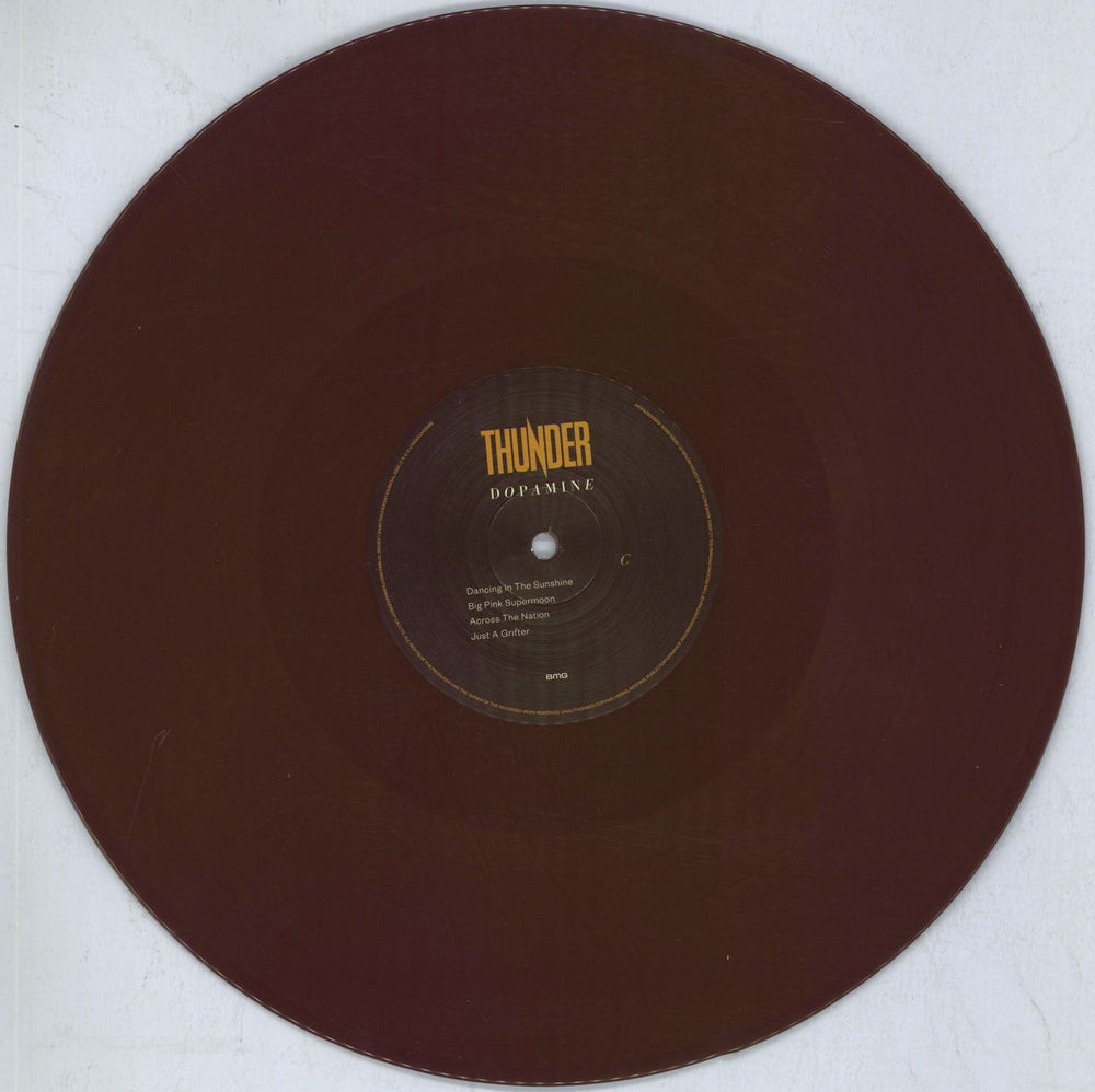 Thunder Dopamine - White & Brown Vinyl UK 2-LP vinyl record set (Double LP Album)