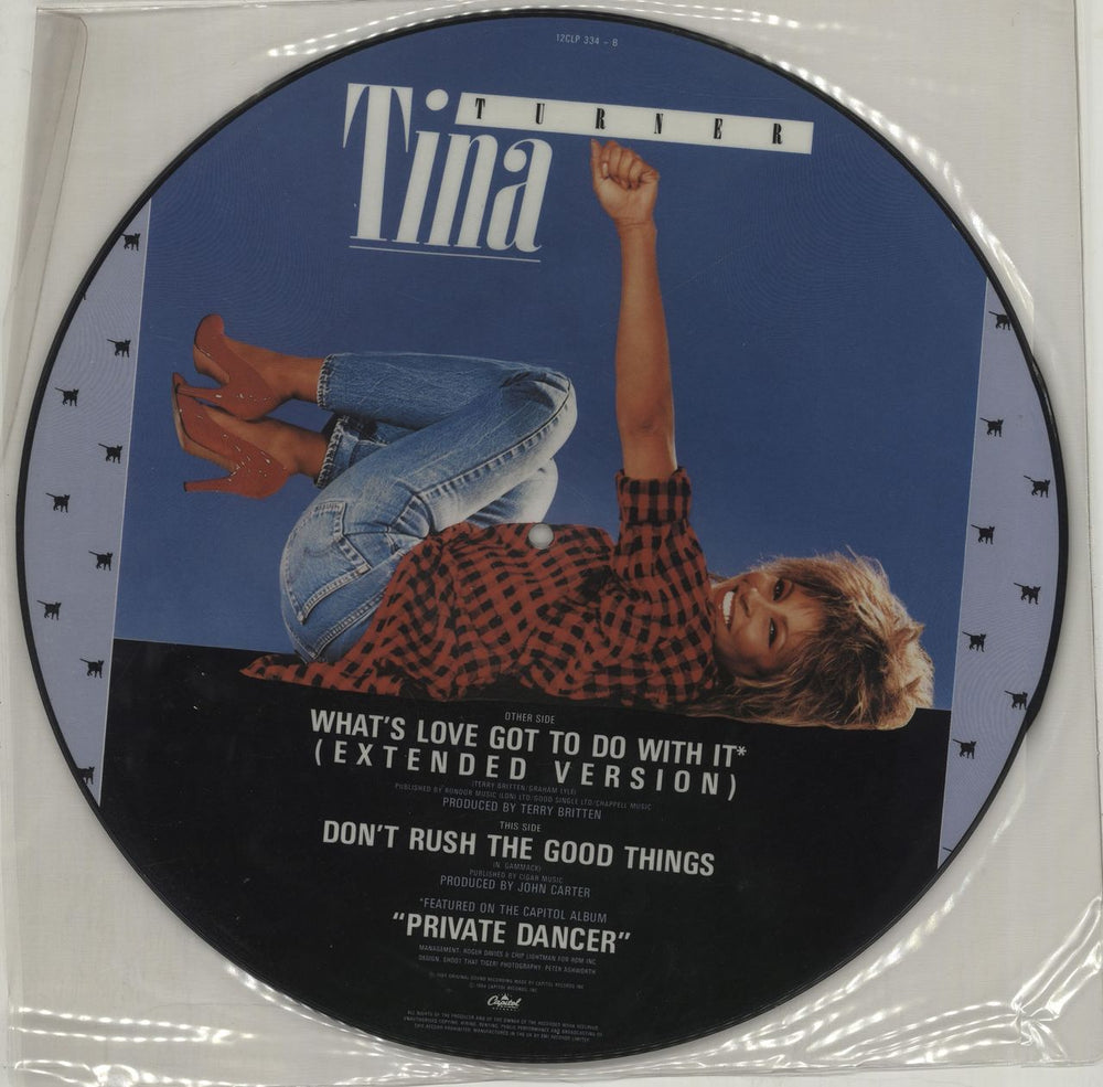 Tina Turner What's Love Got To Do With It UK 12" vinyl picture disc (12 inch picture record) TUR2PWH15853