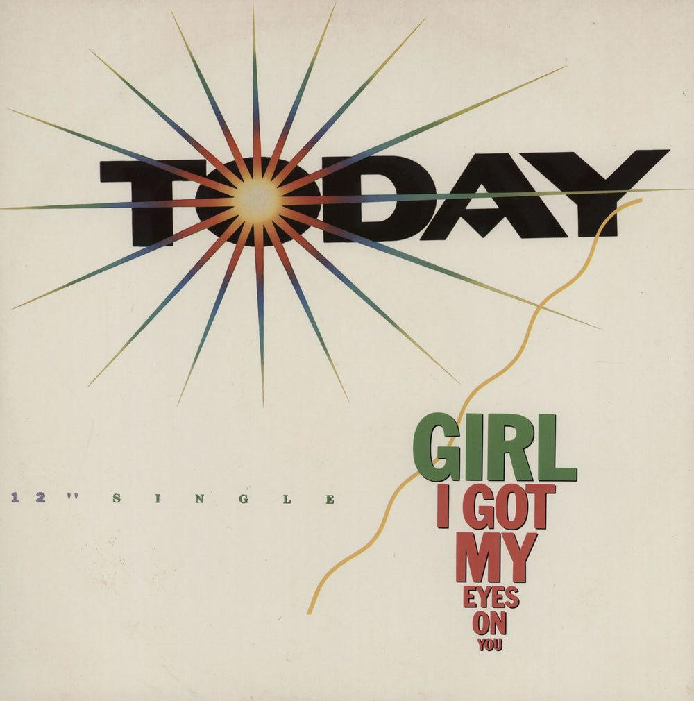 Today Girl I Got My Eyes On You UK Promo 12" vinyl single (12 inch record / Maxi-single) ZT42683