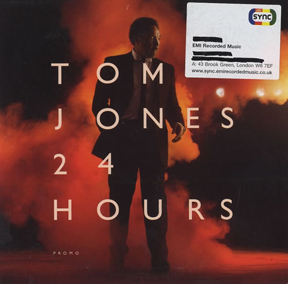 Tom Jones 24 Hours UK Promo CD album (CDLP) 5099926515724