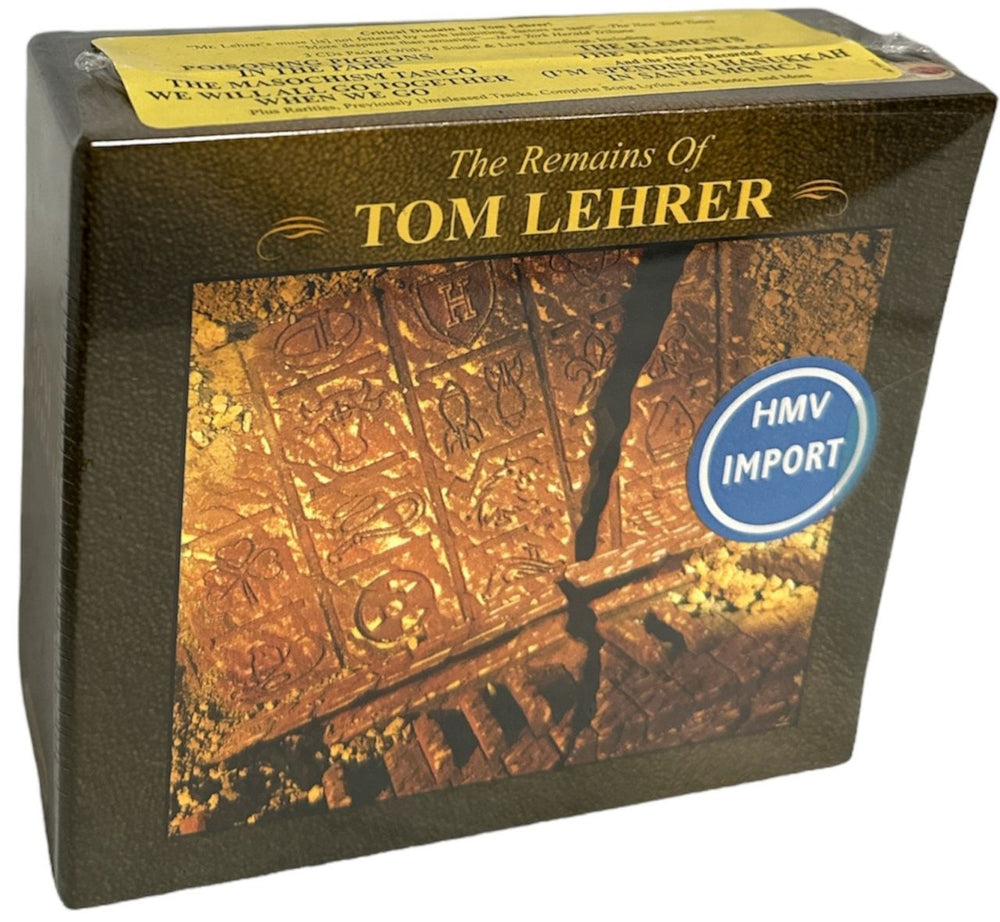 Tom Lehrer The Remains Of Tom Lehrer - Sealed US CD Album Box Set R279831