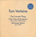 Tom Verlaine The Funniest Thing - Blue Vinyl UK 12" vinyl single (12 inch record / Maxi-single) VLANE312