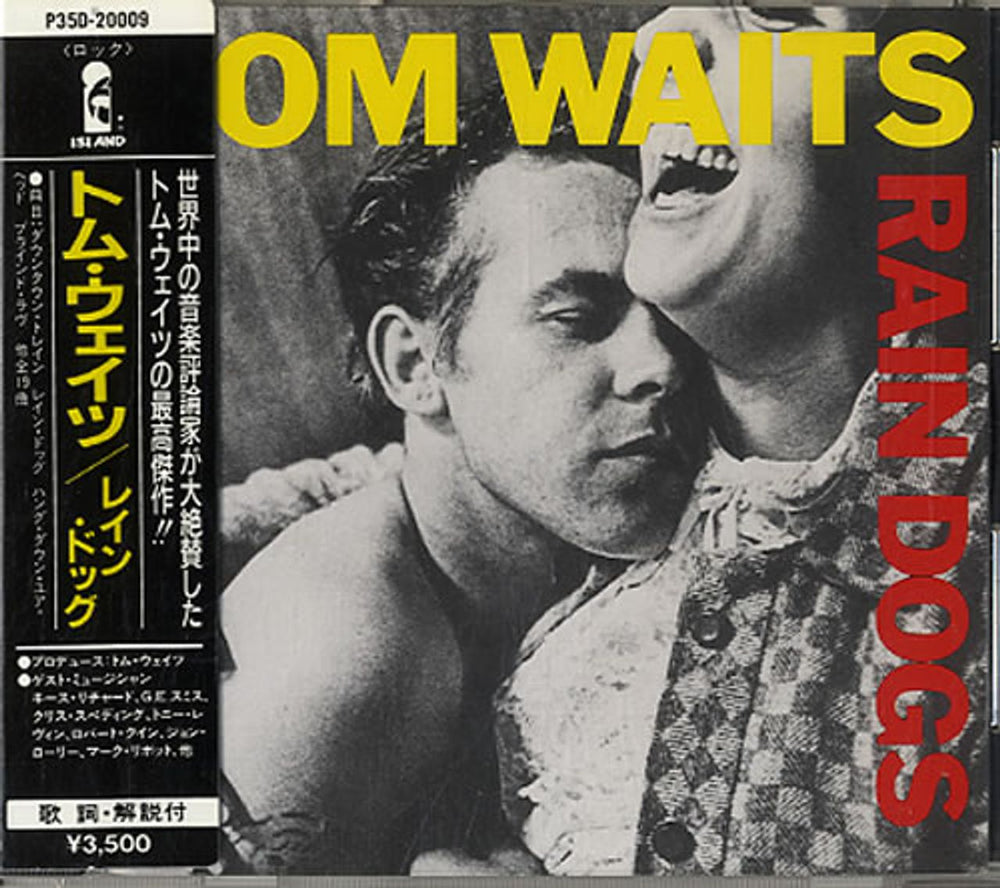 Tom Waits Rain Dogs Japanese CD album (CDLP) P35D-20009