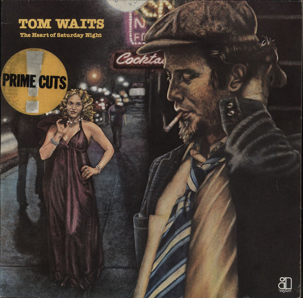 Tom Waits The Heart Of Saturday Night - Price Cuts sticker German vinyl LP album (LP record) AS53035