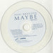 Toni Braxton Maybe US Promo CD single (CD5 / 5") LFPCD-4538