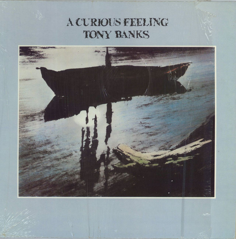 Tony Banks A Curious Feeling - Shrink UK vinyl LP album (LP record) CAS1148