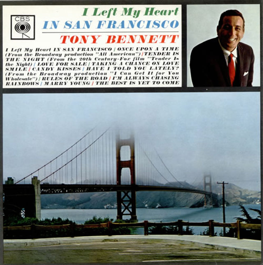 Tony Bennett I Left My Heart In San Francisco UK vinyl LP album (LP record) BPG62201