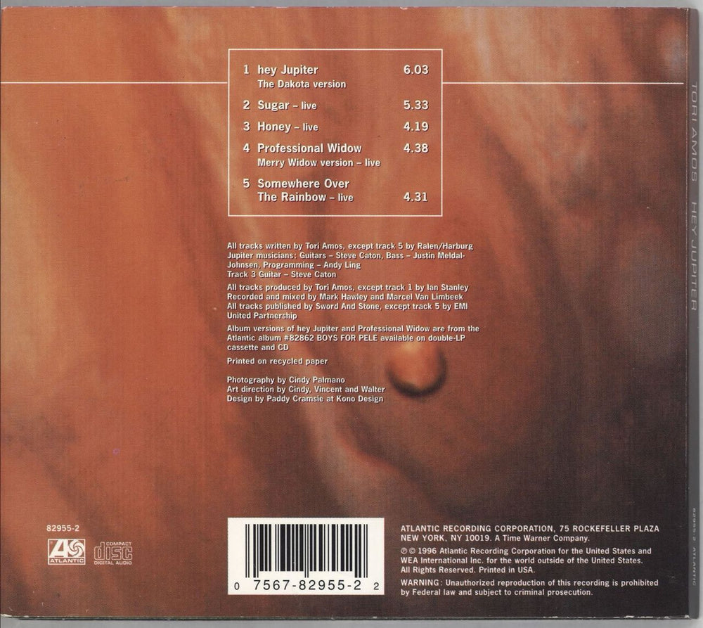 Tori Amos Hey Jupiter EP US CD single (CD5 / 5") TORC5HE84535