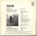 Toto 99 (Ninety-Nine) Spanish Promo 7" vinyl single (7 inch record / 45) TOT07NI697558