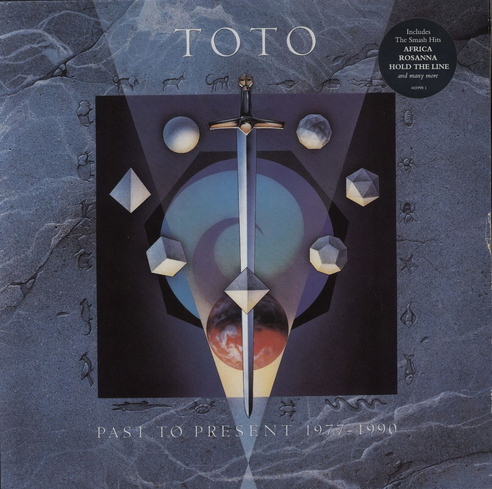 Toto Past To Present 1977-1990 UK vinyl LP album (LP record) 4659981