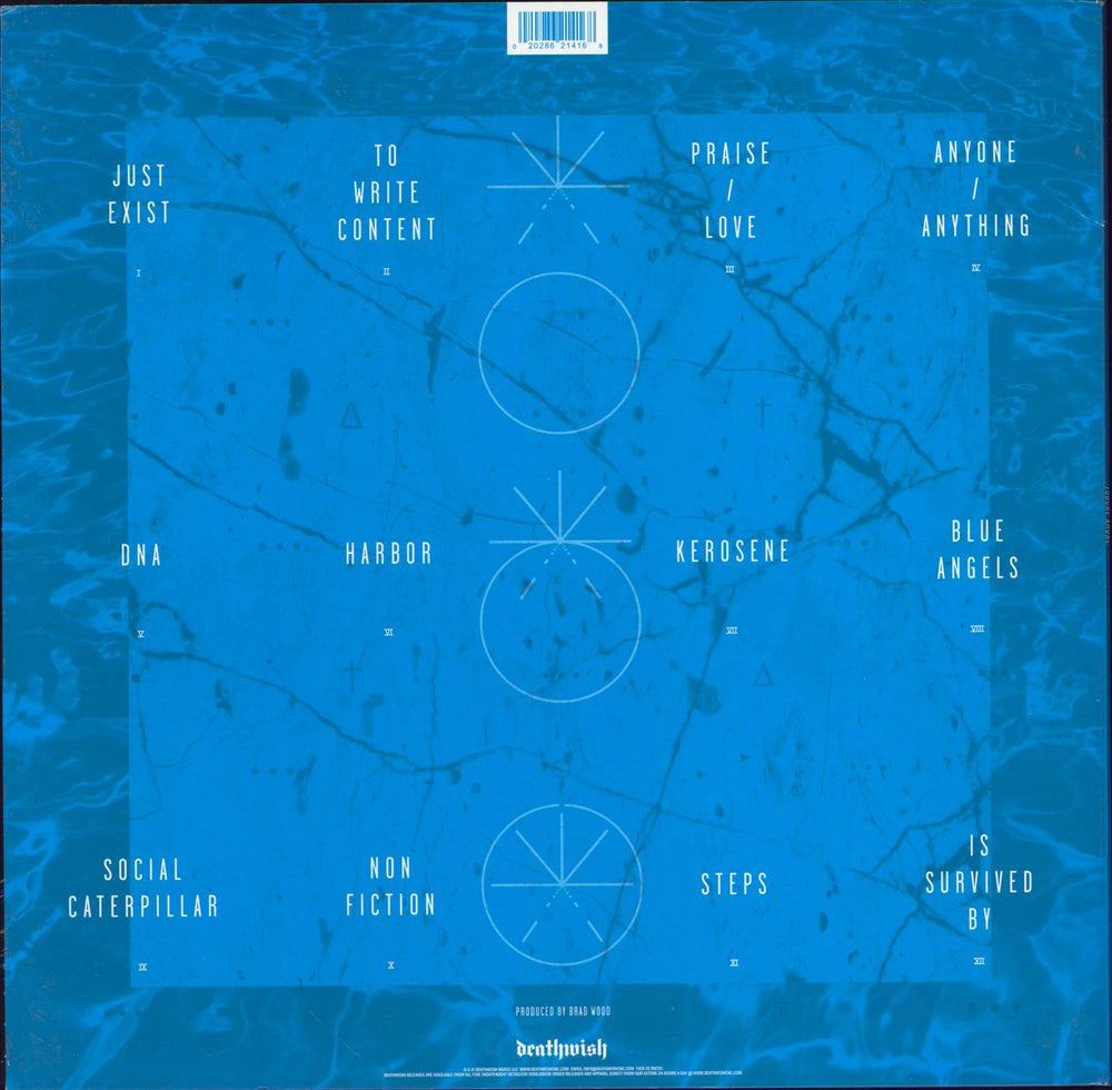 Touche Amore Is Survived By - Opaque Blue Vinyl US vinyl LP album (LP record)