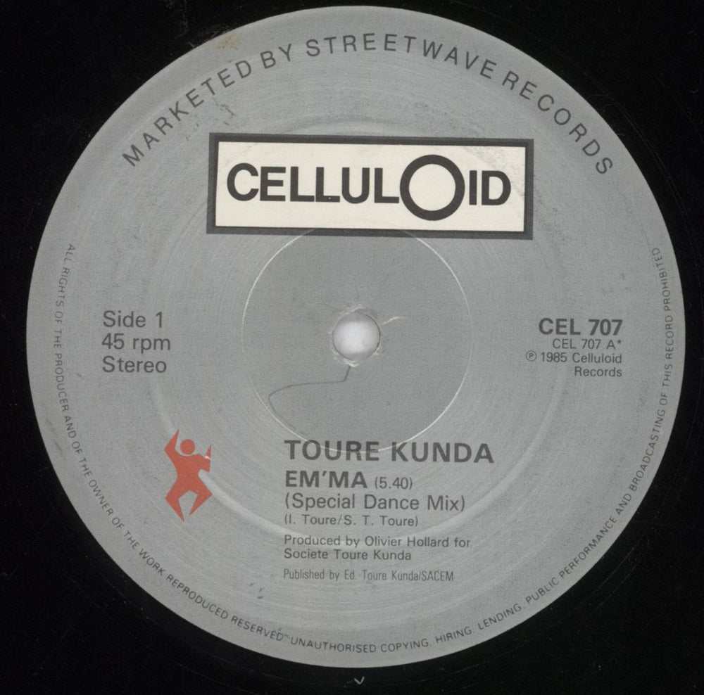 Touré Kunda Em'ma UK 12" vinyl single (12 inch record / Maxi-single) CEL707