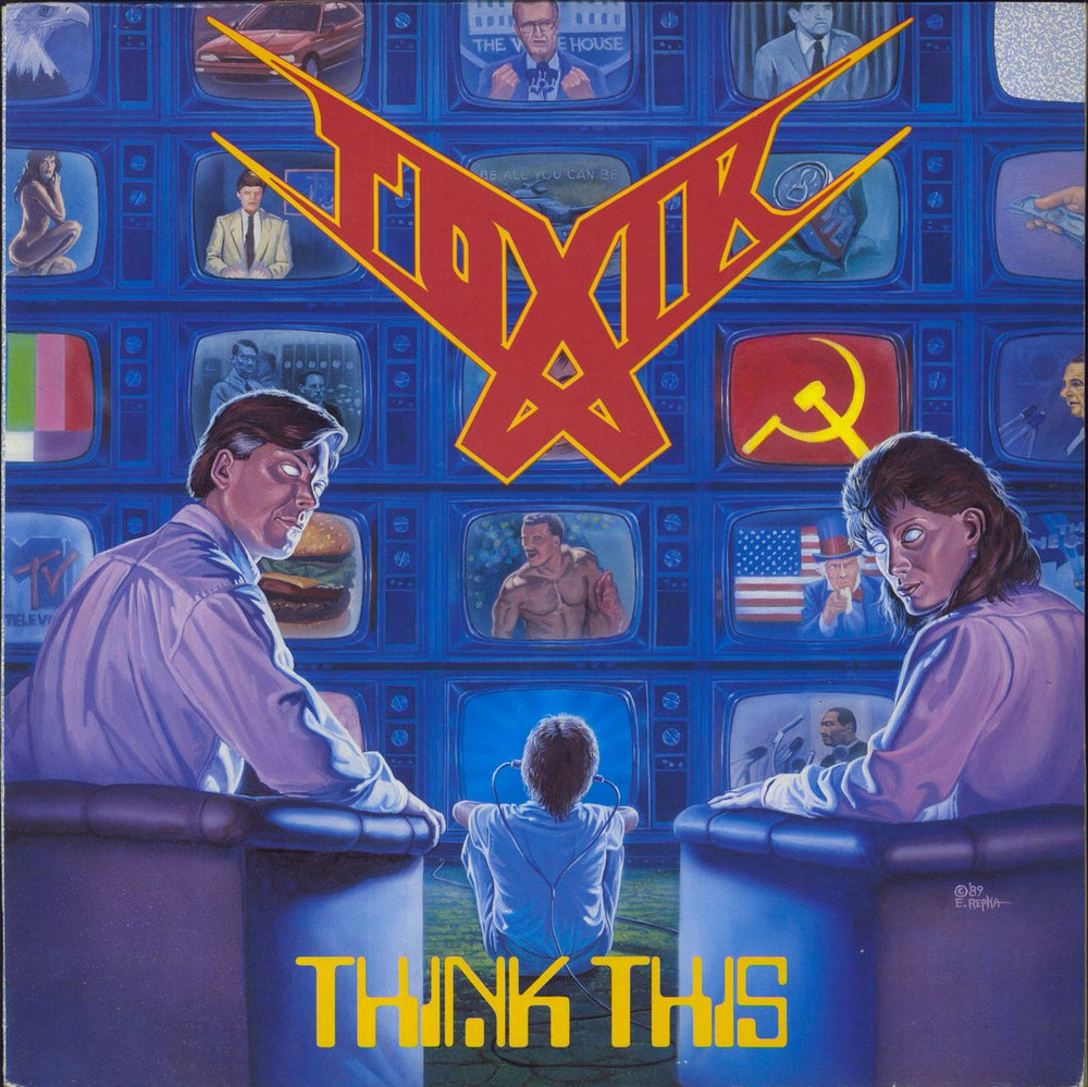 Toxik Think This Dutch vinyl LP album (LP record) RO9460-1