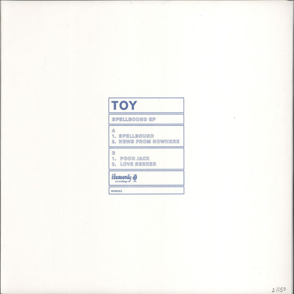 Toy Spellbound E.P - Low Numbered UK 12" vinyl single (12 inch record / Maxi-single) XP112SP766274