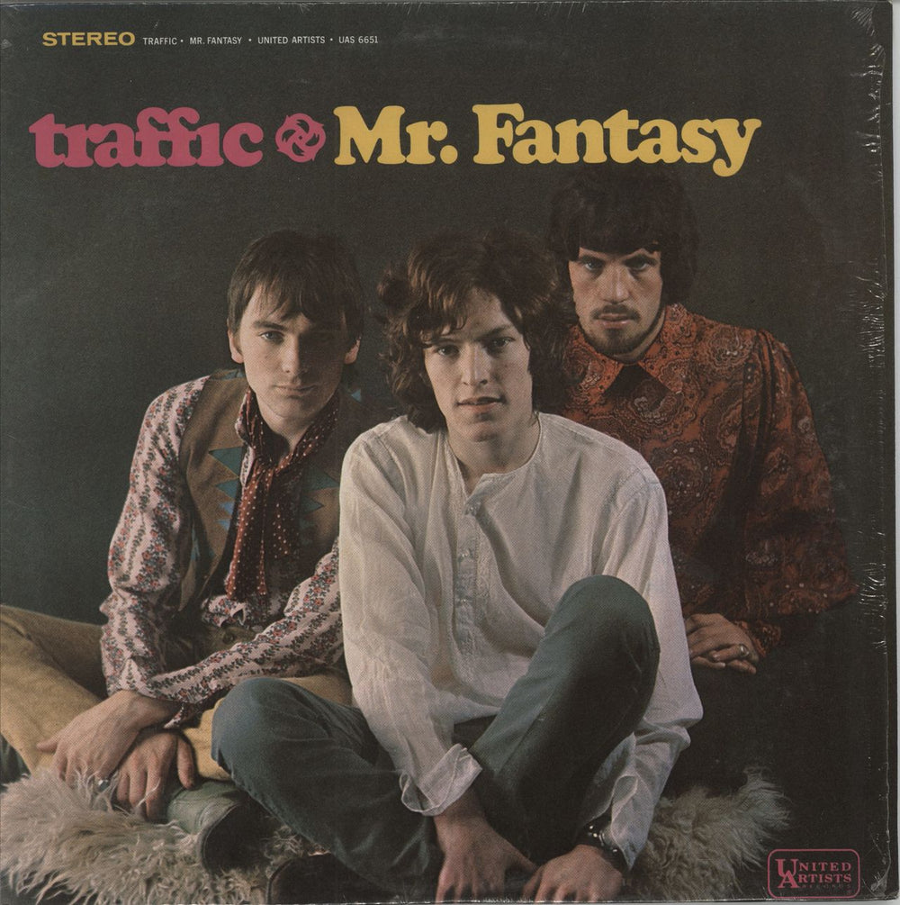 Traffic Mr Fantasy - open shrink US vinyl LP album (LP record) UAS6651