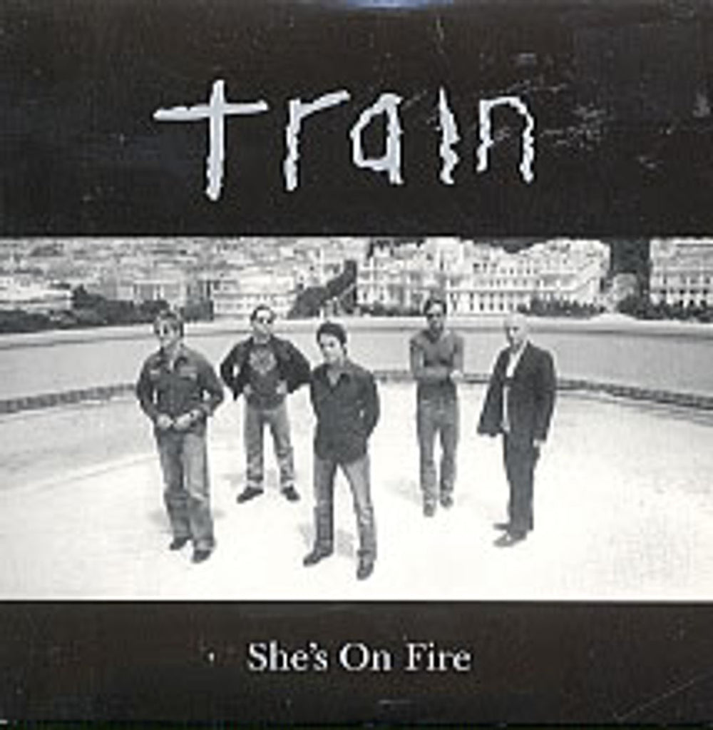 Train She's On Fire UK Promo CD single (CD5 / 5") XPCD2620