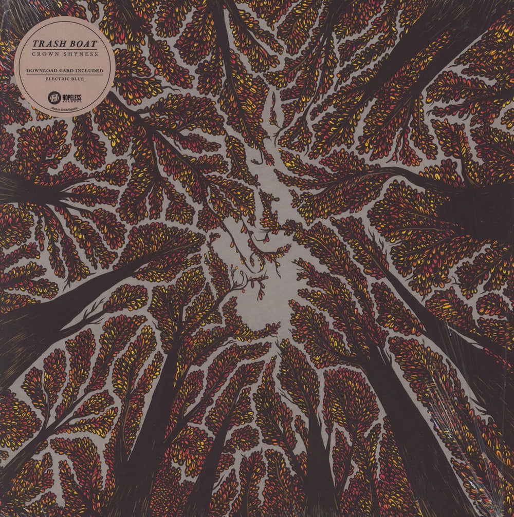 Trash Boat Crown Shyness - Electric Blue - shrink UK vinyl LP album (LP record) HR2490-1