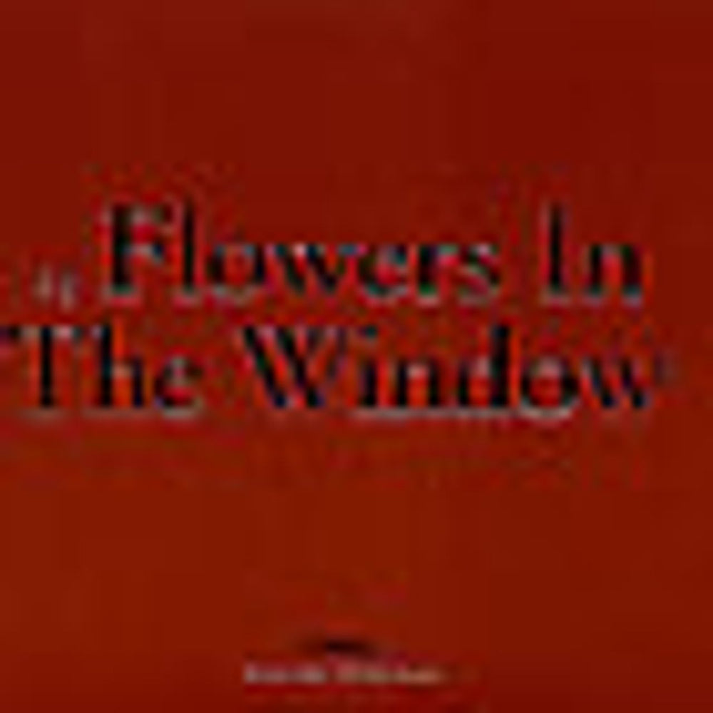 Travis (90s) Flowers In The Window UK Promo CD single (CD5 / 5") RVSC5FL206291