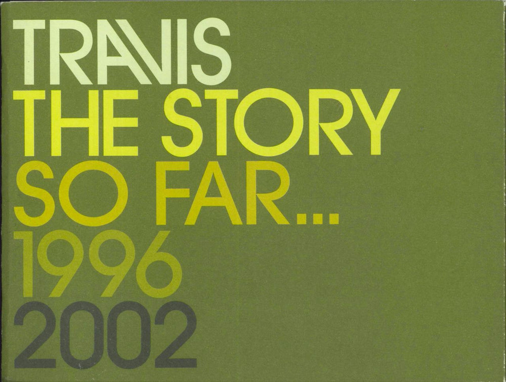 Travis (90s) The Story So Far + Signed Photo UK tour programme