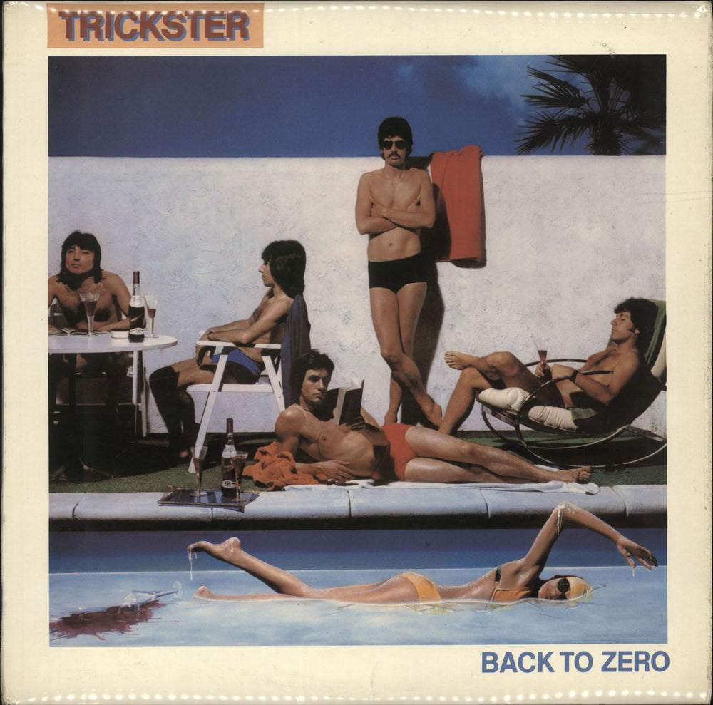 Trickster Back To Zero UK vinyl LP album (LP record) JETLP221