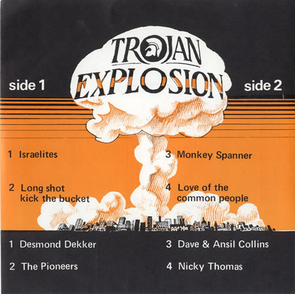 Trojan Records Trojan Explosion Volume 4 UK 7" vinyl single (7 inch record / 45) TMX4004