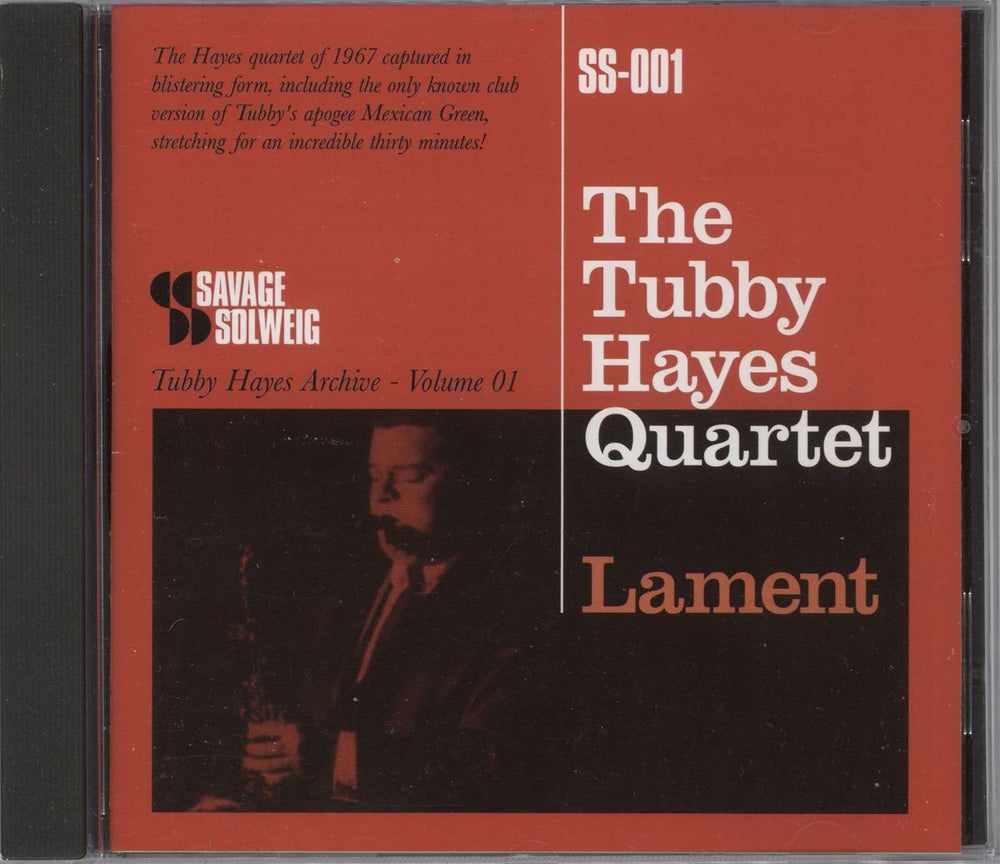 Tubby Hayes Lament UK CD album (CDLP) SS-001CD