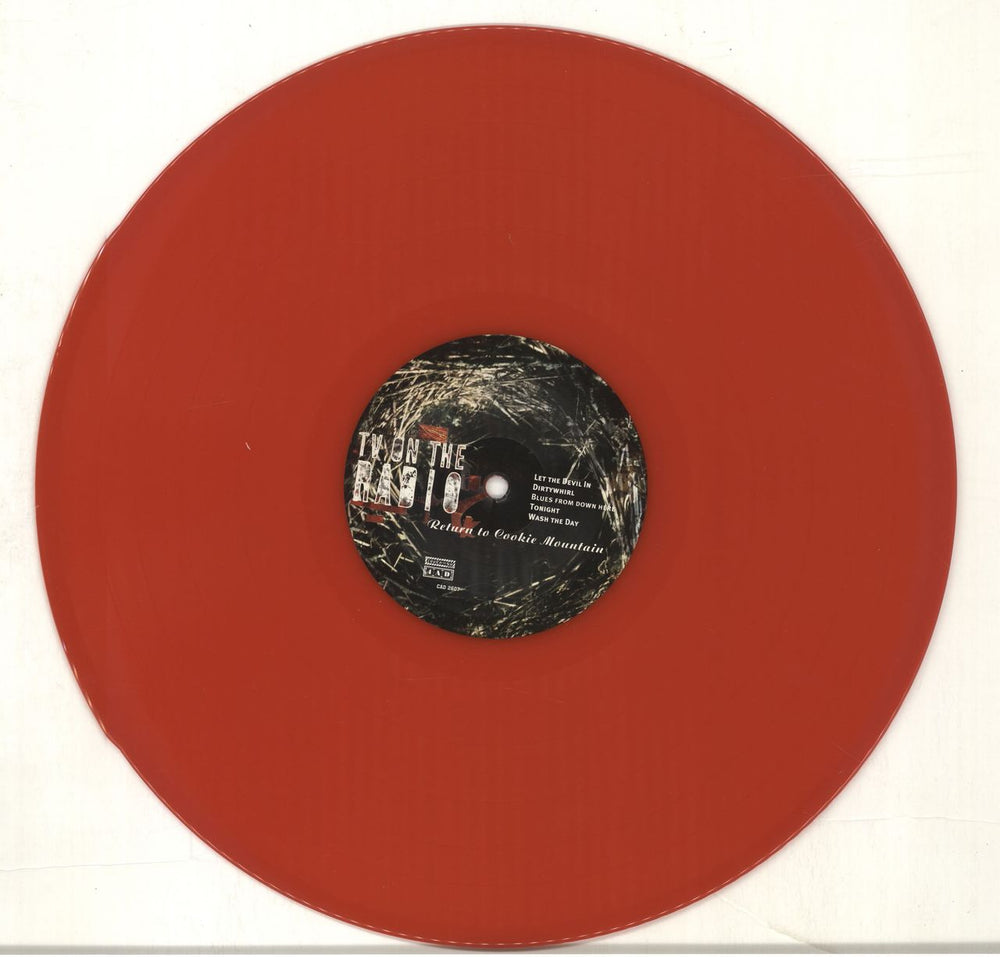 TV On The Radio Return To Cookie Mountain - Red Vinyl UK vinyl LP album (LP record) 652637260717