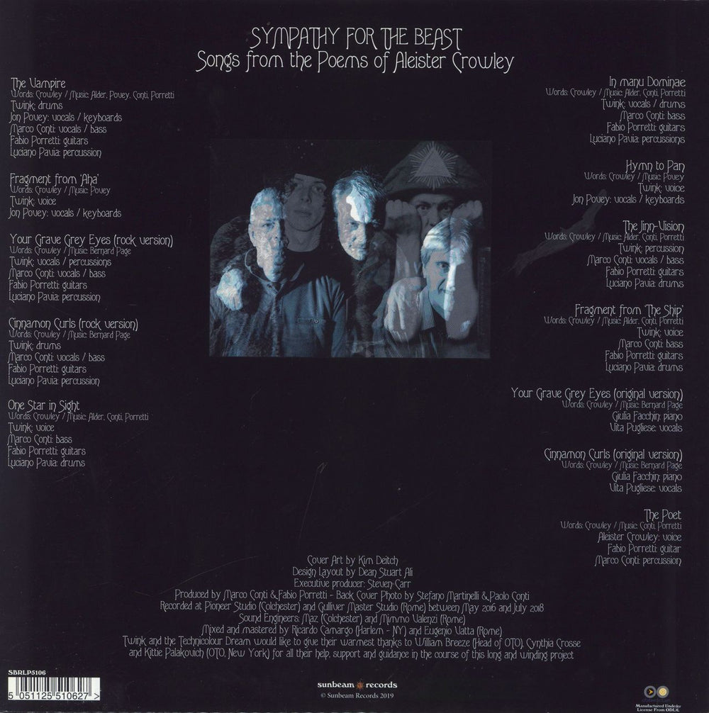 Twink Sympathy For The Beast - RSD19 - 180gm Vinyl UK vinyl LP album (LP record) 5051125510627