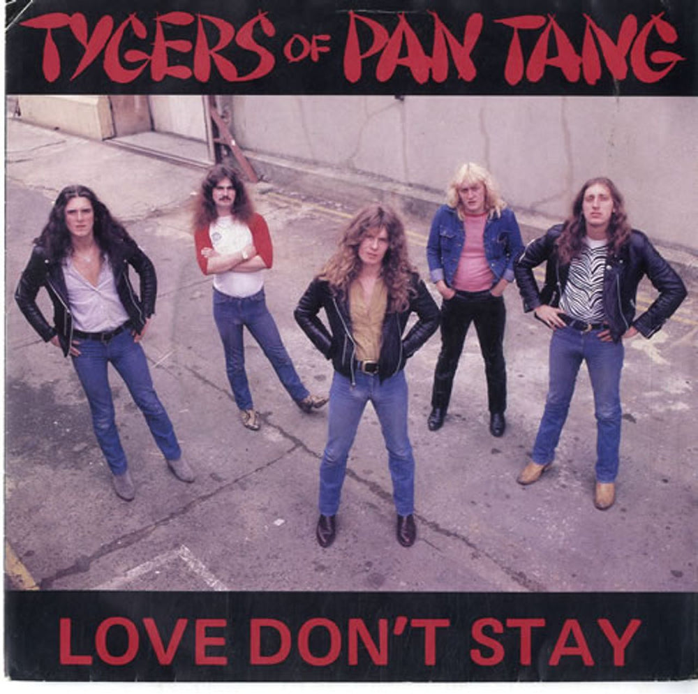 Tygers Of Pan Tang Love Don't Stay UK 7" vinyl single (7 inch record / 45) MCA755