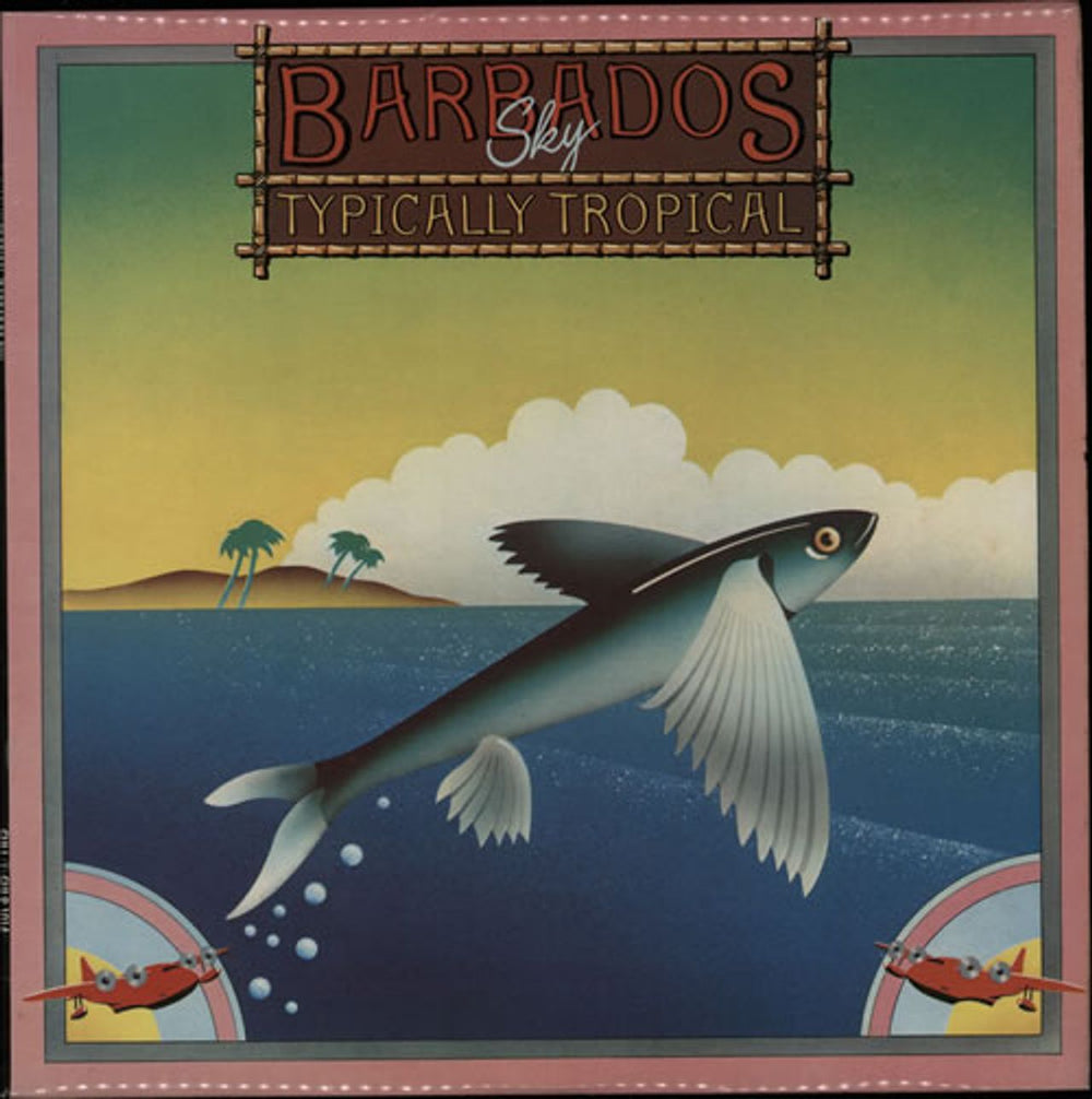 Typically Tropical Barbados Sky UK vinyl LP album (LP record) GULP1014