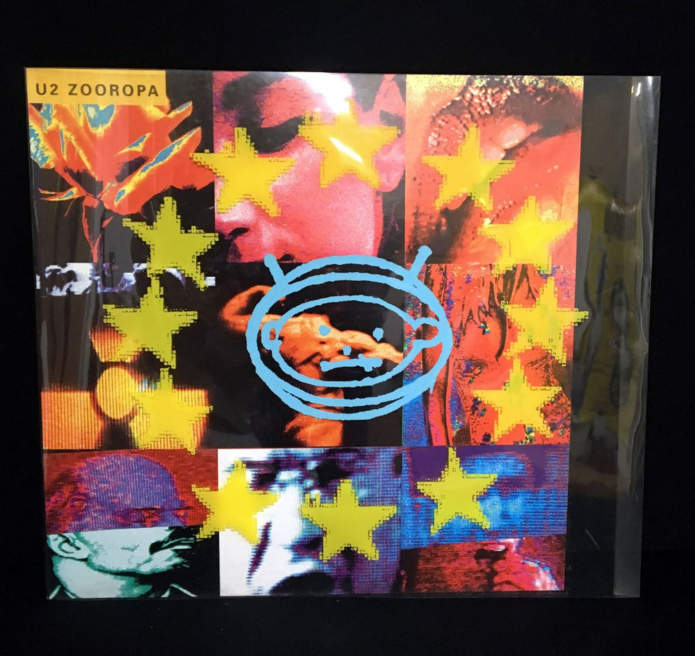 U2 Zooropa UK Promo display 23" X 20"