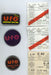 UFO Three Badges & Three Ticket Stubs UK memorabilia 3 BADGES/3 TICKETS