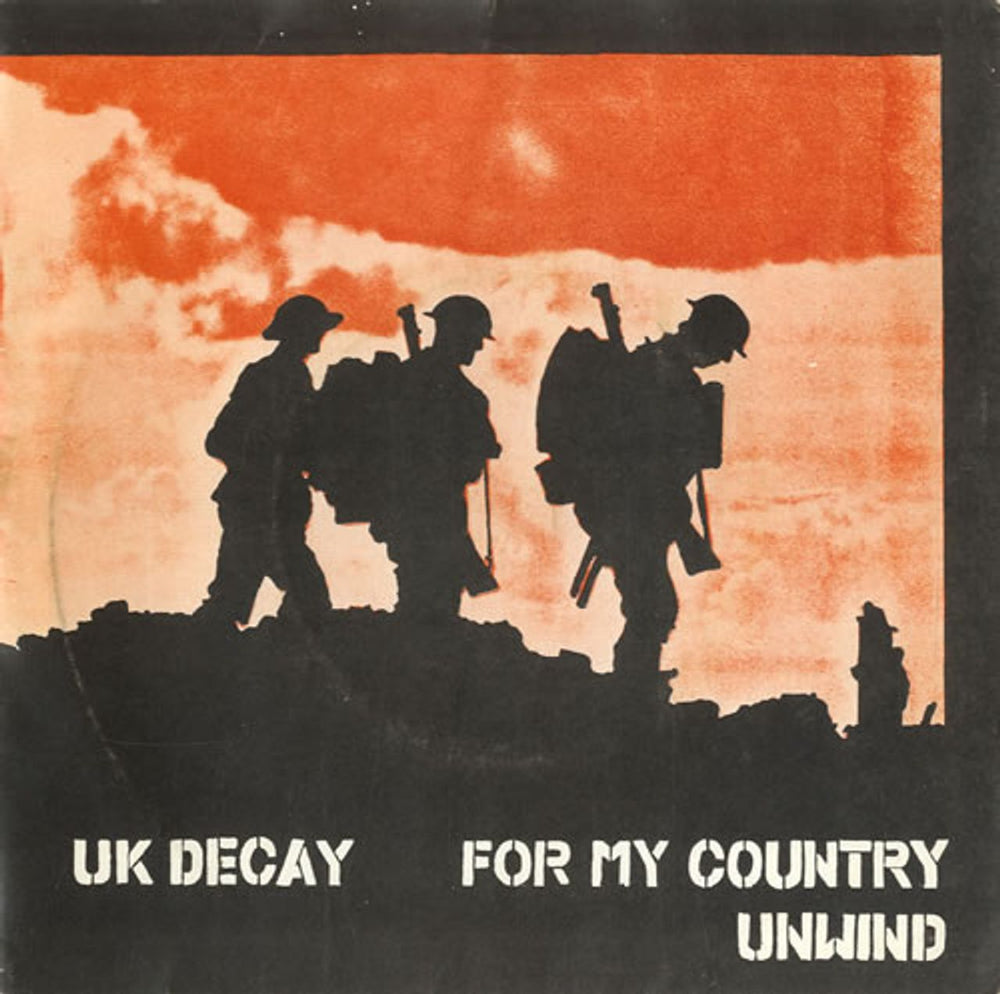 UK Decay For My Country UK 7" vinyl single (7 inch record / 45) FRESH12