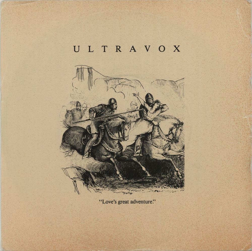 Ultravox Love's Great Adventure UK 7" vinyl single (7 inch record / 45) UV3