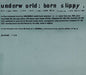 Underworld Born Slippy UK CD single (CD5 / 5") JBO44CDS2