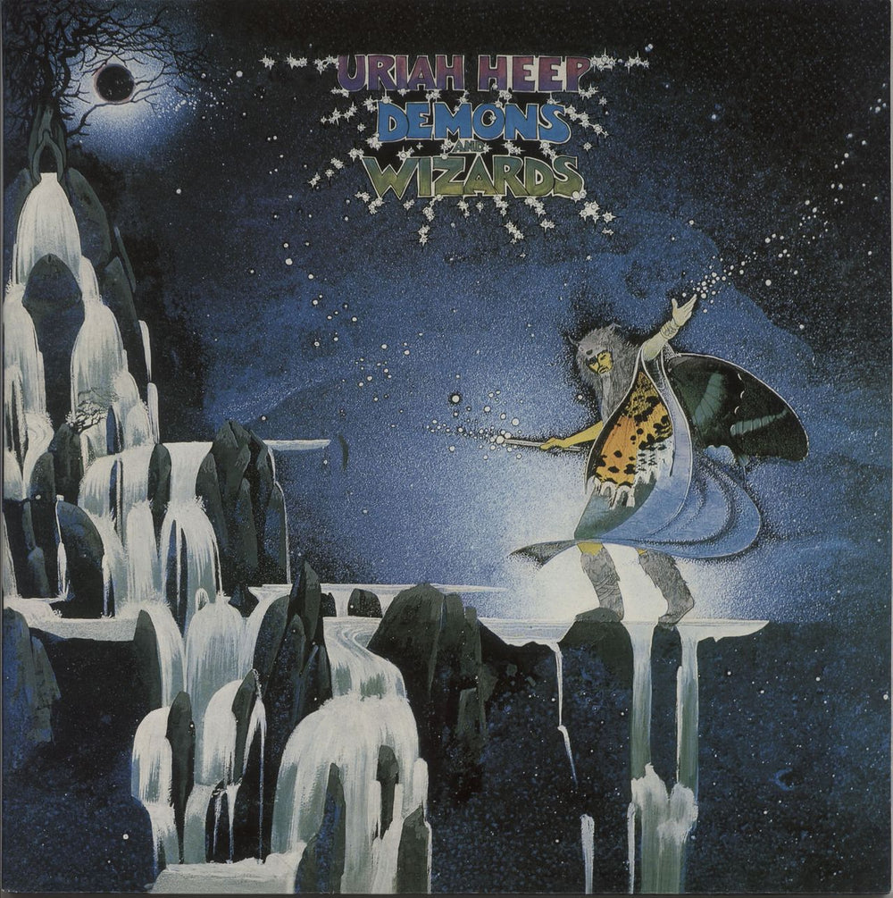 Uriah Heep Demons And Wizards - Reissue UK vinyl LP album (LP record) ORRLP003