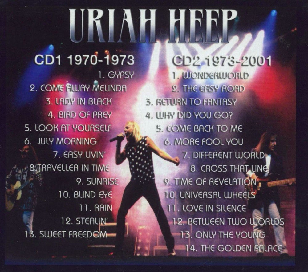 Uriah Heep Gold - Looking Back 1970-2001 German Promo 2 CD album set (Double CD)