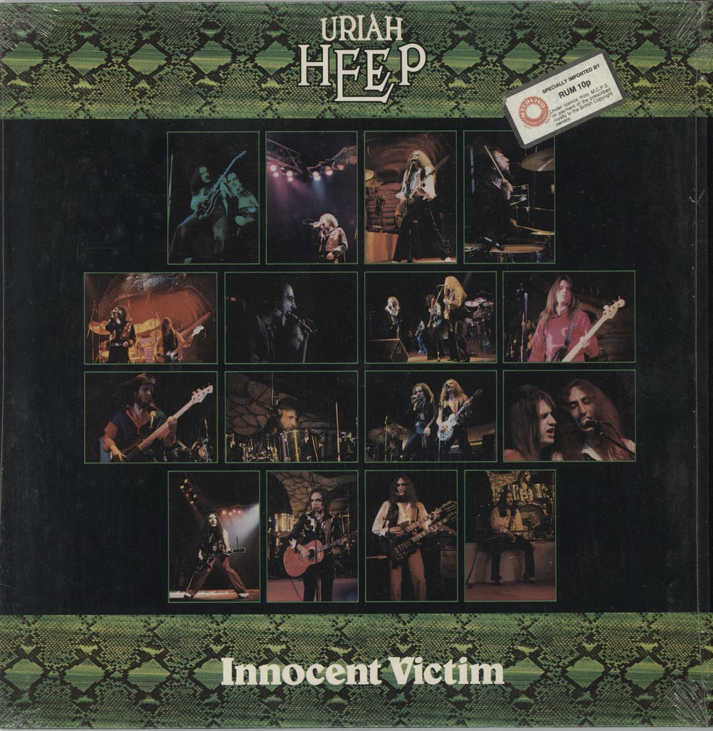 Uriah Heep Innocent Victim - Open Shrink US vinyl LP album (LP record) BSK3145