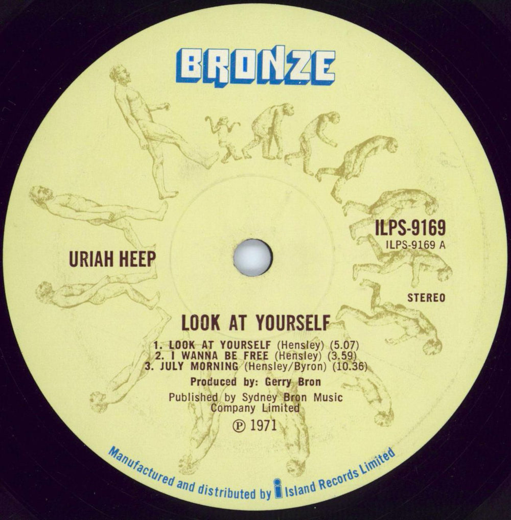 Uriah Heep Look At Yourself - 1st [a] - G UK vinyl LP album (LP record) URILPLO771667