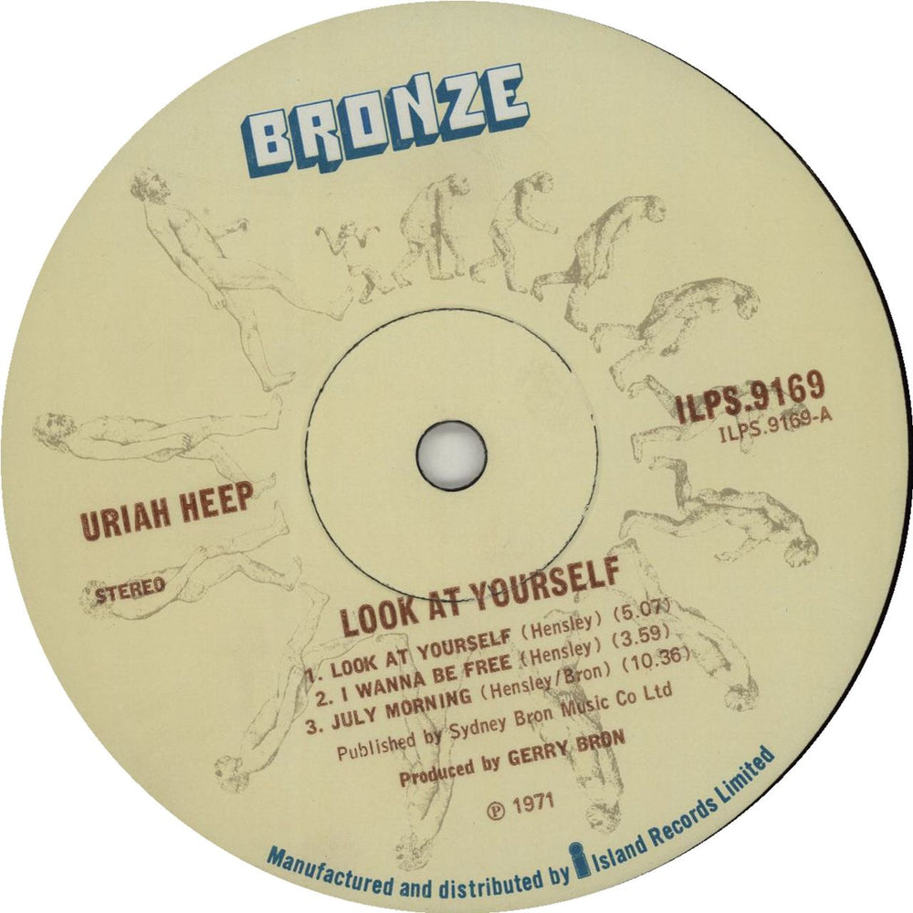 Uriah Heep Look At Yourself - 1st [a] - VG UK vinyl LP album (LP record) URILPLO676748