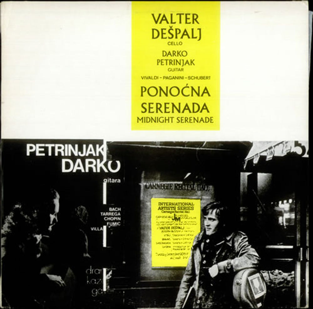 Valter Dešpalj Ponocna Serenada Yugoslavian vinyl LP album (LP record) LSY-66002