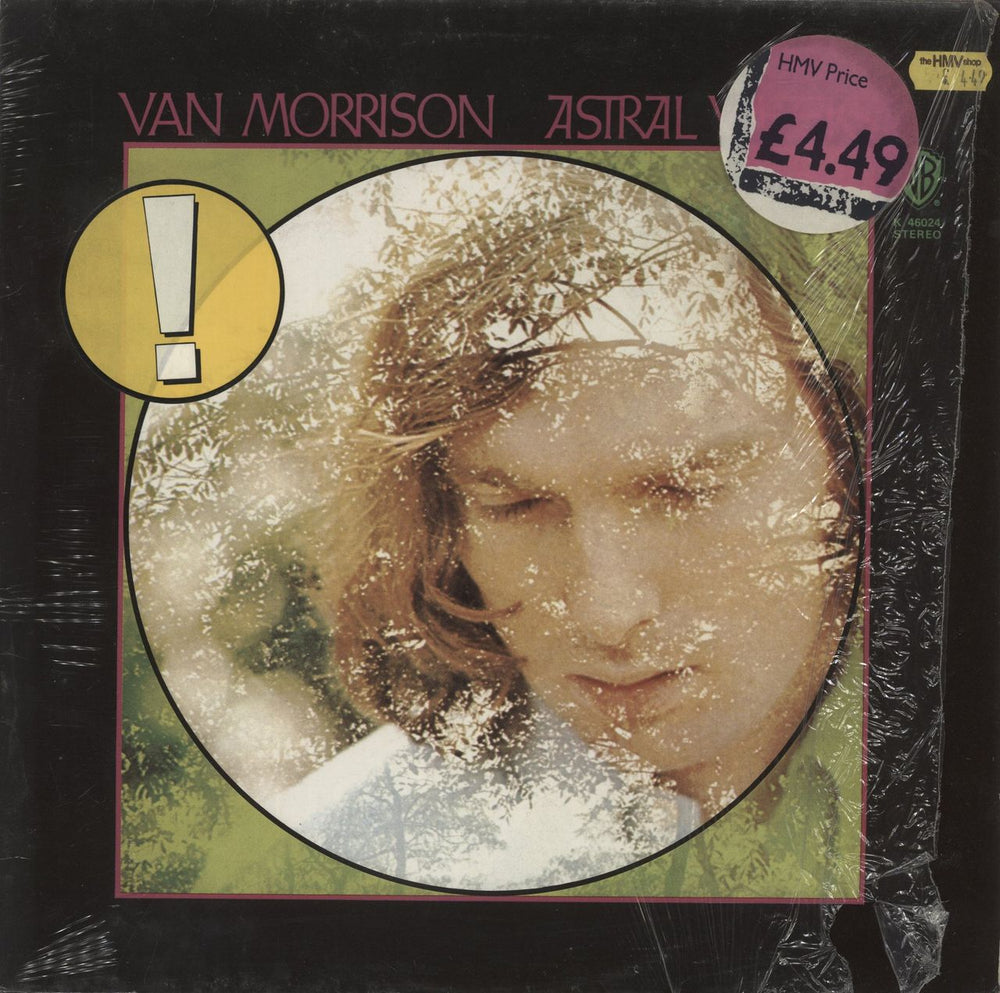 Van Morrison Astral Weeks - Barcoded Sleeve + Opened Shrink German vinyl LP album (LP record) K46024