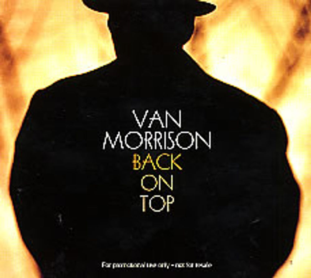 Van Morrison Back On Top - Sampler UK Promo CD single (CD5 / 5") VPBCDJ50